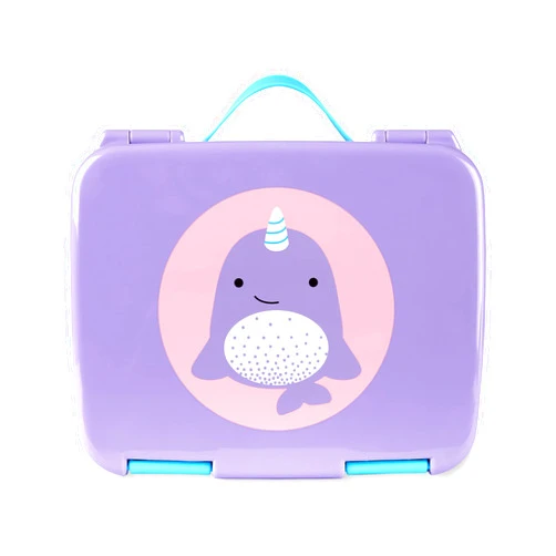Skip Hop Kids Bento Lunch Box, Ages 3+, Zoo Narwhal