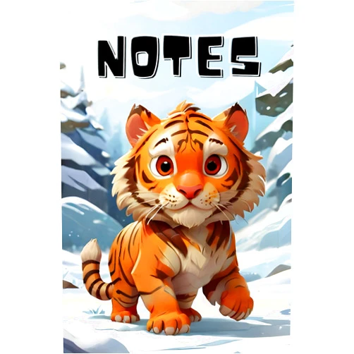 By Chibi Dreamz (Author) Chibi Siberian Tiger Notebook