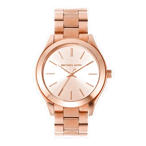 Michael Kors Slim Runway Women's Watch, Stainless Steel Bracelet Watch for Women