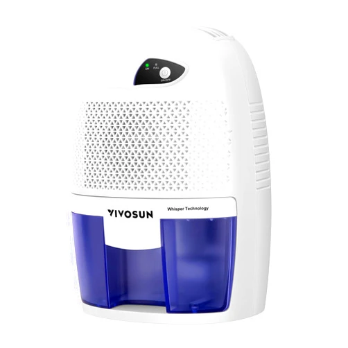 VIVOSUN Electric Mini Dehumidifier, Ultra-Quiet 225 Sq. Ft. Dehumidifier with 500ML Water Tank, Indicator Light and Auto Shut-Off Function for Home, Bedroom, Bathroom, Closet