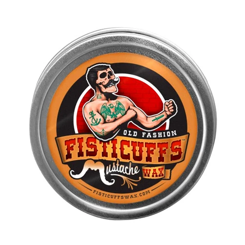 Grave Before Shave Fisticuffs Original Scent Stronghold Mustache Wax 1oz Tin