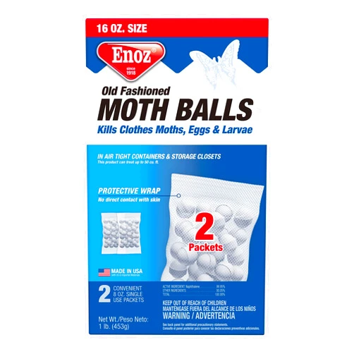 Enoz Old Fashioned Moth Balls, 16 Ounce