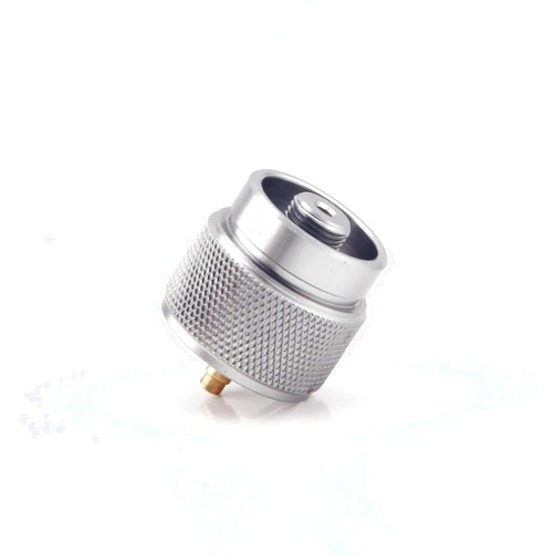 HIRAY Camping Stove Adapter Camping Backpacking Stove Convert Connector 1L Outdoor Propane Small Tank Input EN417 Lindal Valve Output