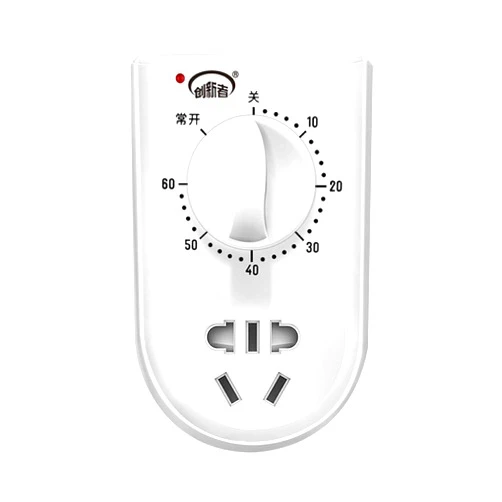 Quanzhou Innovator Electrical Appliance Group Co., Ltd. CXZTCL 60Min Plug-in Timer Switch Automatic Shutoff Mechanical Timer Switch Spring Loaded Water Pump Countdown Timer for Bathroom Fan,Lights
