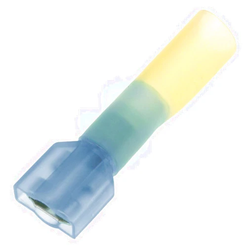 Dorman 86408 16-14 Gauge Female Waterproof Disconnect, .250 In., Blue, 10 Pack Universal Fit