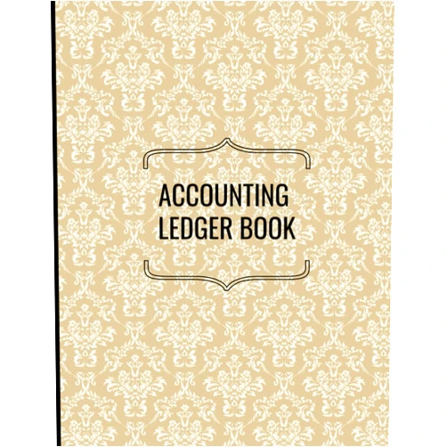 Prem Design Accounting Ledger Book / Simple Accounting Log Book For Bookkeeping / Large Size 8.5 x 11 Inches / 120 Pages