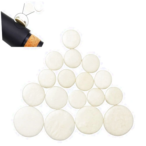 CCeCCe 17 Pack Clarinet Pads Set Replacement Bb Clarinet Pad 17 Keys Clarinet Padding for Bundy Clarinet Ebonite Bb Clarinets B Flat Clarinet Orchestra Musical Woodwind Instrument