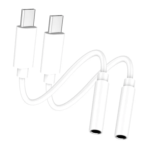 Ucaca USB Type C to 3.5mm Headphone Jack Adapter for iPhone 16 15, 2 Pack USB Type C Aux Dongle Cable Cord Compatible with iPhone 16/16 Plus/16 Pro/16 Pro Max/15/15 Plus/15 Pro/15 Pro Max, iPad Pro/Air/Mini