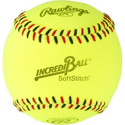 Rawlings | Incredi-Ball Yellow Softstitch Softballs | 11