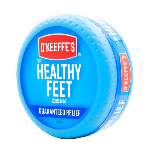 O'Keeffe's for Healthy Feet Foot Cream, Guaranteed Relief for Extremely Dry, Cracked Feet, Instantly Boosts Moisture Levels, 3.2 Ounce Jar, (Pack of 1)