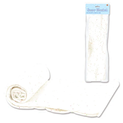 Beistle 1-Pack Snow Blanket, 32-Inch by 3-Feet 4-Inch
