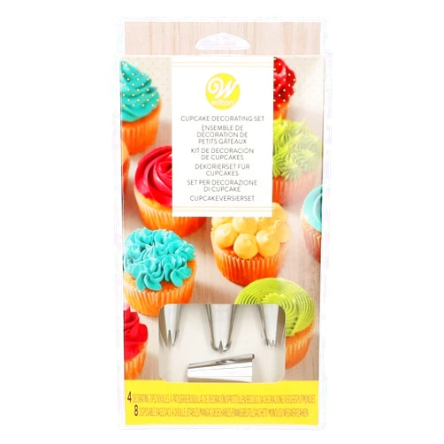 Wilton Cupcake Decorating Icing Tips, 12-Piece Set
