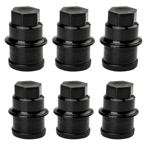 ZUDZUW 8PCS Black Wheel Nut Cover for Chevy GMC Cadillac 12472838 15767268 9597158