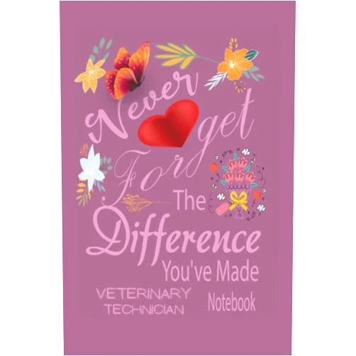Kbal'siff romrang Veterinary Technician Gift: Funny Appreciation Notebook Blank Lined for Veterinary Technician Thanks You and Gag Gift As A Journal to write in, perfect for women or men