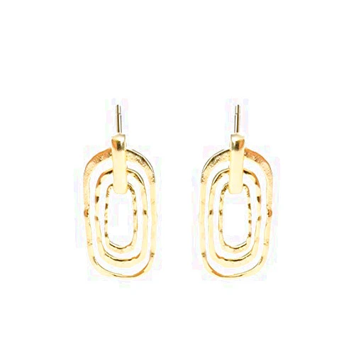MAYJAI Sterling Silver Geometric Design Earphones