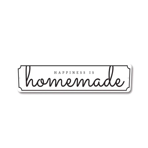 The Lizton Sign Shop Happiness is Homemade Kitchen Sign, Home Decor, Kitchen Decorative Aluminum Sign - 9 x 36 inches