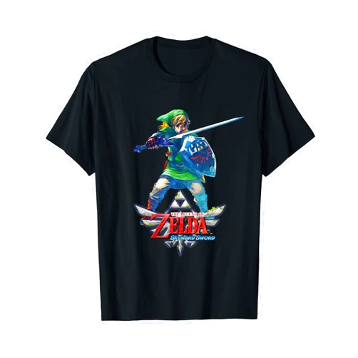 The Legend of Zelda Nintendo Zelda Skyward Sword Link Ready For Battle T-Shirt T-Shirt