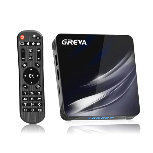 GREVA Android TV Box 11.0 4K Android Box 4GB RAM 64GB ROM with 2.4G/5G Dual WiFi and BT 5.0 Smart TV Box Amlogic S905W2 Support 1080P Ultra HDR Streaming Media Player