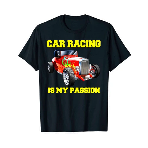 Car Drag Racing Fantastic Designs By NANDI, LLC Funny Drag Racing Quote Design Gift Car Racing Is My Passion T-Shirt