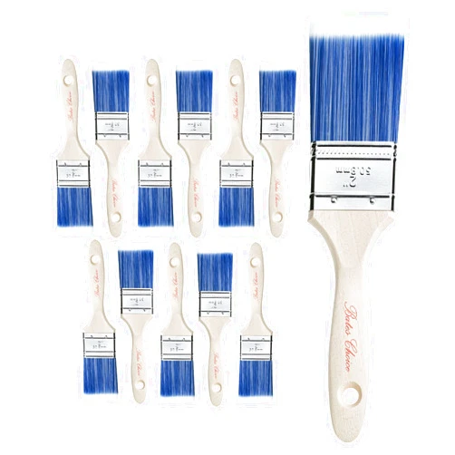 Bates Choice Bates- Paint Brushes, 2-Inch, 12 Pack, Treated Wood Handle, Paint Brushes for Walls, Stain Brush, Wall Paint Brushes, Furniture Paint Brush, Paint Brushes for Painting Walls, Painting Brush