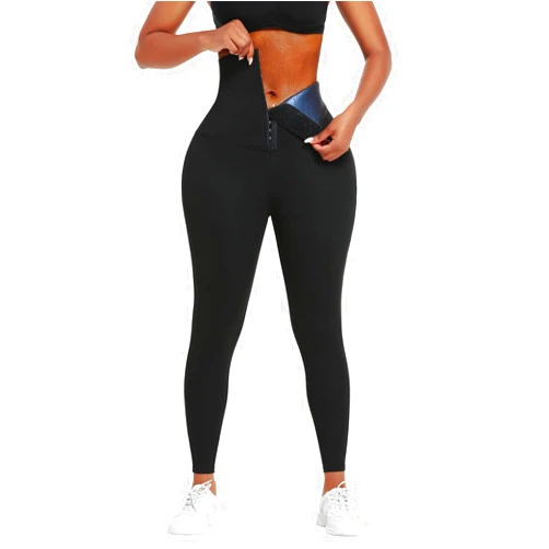 huiming Sauna Shaper Pants Legging Sweat Compression Thermo for Women Weight Loss High Waist Sweat Pants Hot Neoprene Workout