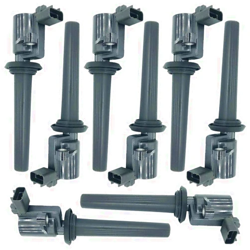 DMCOIL 3 Pins Set of 8 Ignition Coil Packs For Aston Martin DB9 Vantage Coupe Volante Manual Roadster Sportshift Edition 5 V8 AM6U5 AM05 AM15 Engine 2005- OEM 6G33-12A366-CA 9G33-12A366-AA (8)
