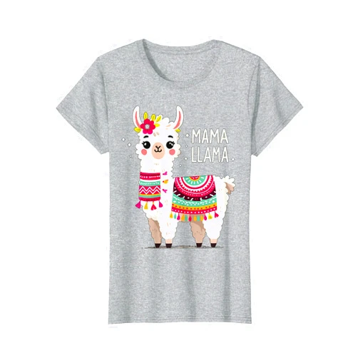 Magical and Funny Llama lover Gifts Mama Llama Mother's Day Birthday Party Mom Alpaca Llama T-Shirt