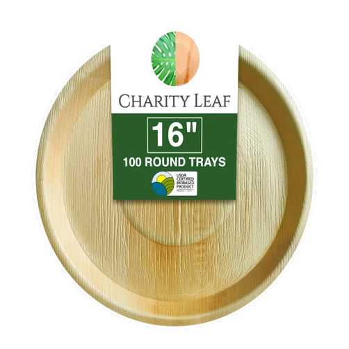 Charity Leaf Disposable Palm Leaf 16