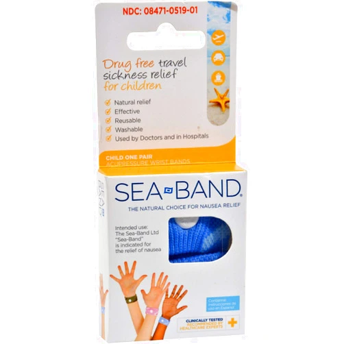 Sea-Band Sea Band Child Wrist Band Color Varies (Pack of 2)