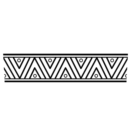 Generic Amao Black Geometric Pattern Wallpaper Border Peel and Stick Counter Kitchen Self Adhesive Paper Wall Decor 5Meters