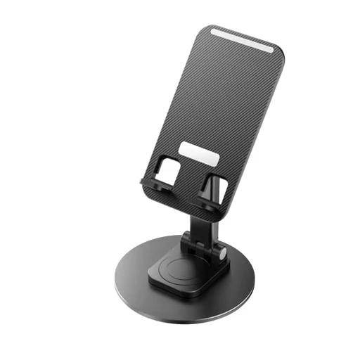 TOUNYSNG Compact Desktop Lift Stand for Mobile Phones Aluminum Swivel Stand