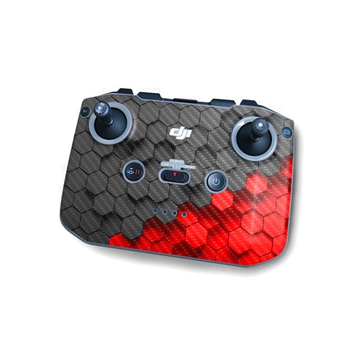 MIGHTY SKINS MightySkins Carbon Fiber Skin Compatible with DJI RC-N1 Controller - Two-Tone Hex | Protective, Durable Textured Carbon Fiber Finish | Easy to Apply | Made in The USA