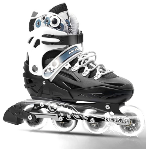 M-GRO Adjustable Inline Skates for Girls and Boys, Women, Men,Full Light Up Wheels and Tool Outdoor Roller Skates,Adults and Teens Skates for Beginner Outdoor and Indoor