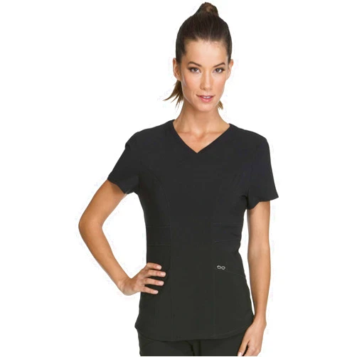 Infinity Cherokee V-Neck Women's Nurse Scrub Top, 4-Way Stretch, Superior Performance and Comfort CK623A