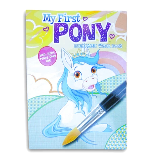 Show-Offs My First Pony Paint with Water Book - 12 Sheets