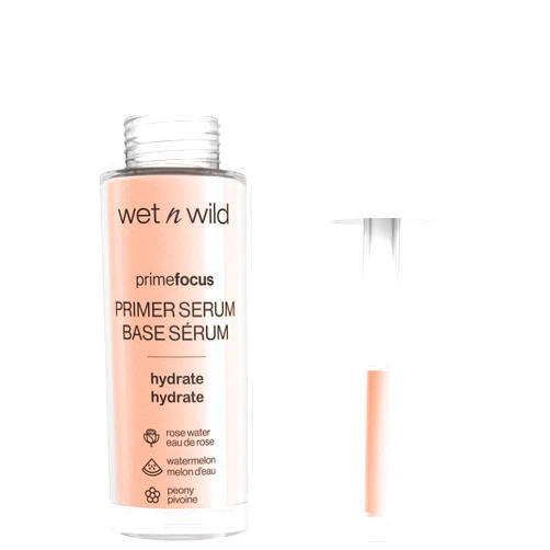 wet n wild Prime Focus Primer Serum for Face, Hydrating for Dry Skin, Makeup Primer Serum
