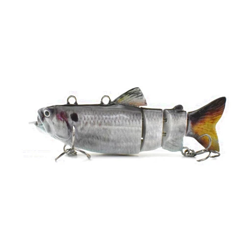ODS Lure Robotic Swimming Bait 3.54inch Electric fishing lure Sinking Bionic Multi Jointed Swimbait for Bass Perch Pike Trout