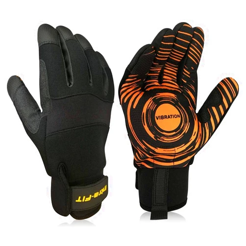 Intra-FIT Professional Anti Vibration Glove,EN388 Certified, Heavy Duty Jack Jammer Gloves