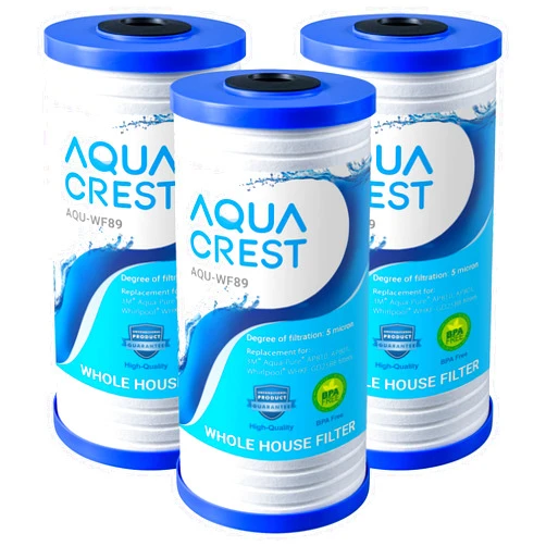 AQUA CREST AP810 Whole House Water Filter Replacement for 3M® Aqua-Pure AP810, AP801, AP811, Whirlpool® WHKF-GD25BB, WHKF-DWHBB, 5 Micron, 10