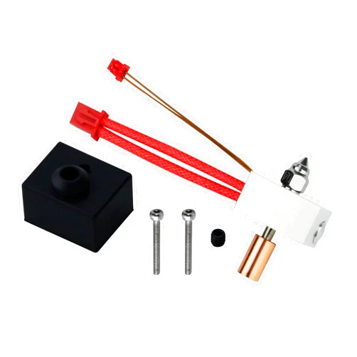 DORUNDEA Sprite Extruder Pro Upgrade 300℃ High Temperature Bimetal Heatbreak Plated Copper Heater Block Nozzle, Heater Sensor for Ender 3 S1 Pro CR10 Smart Pro, Sermoon V1 3D Printer (Upgrade kit)