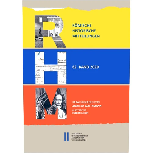 German Edition by Andreas Gottsmann (Editor), Klieber Rupert (Editor) Romische Historische Mitteilungen 62/2020 (English and German Edition)