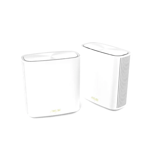 ASUS ZenWiFi Whole-Home Dual-Band Mesh WiFi 6 System XD6 White - 2 Pack, Coverage up to 5,400 sq.ft & 4+ Rooms, 5400Mbps, AiMesh, Lifetime Free Internet Security, Parental Control, Easy Setup