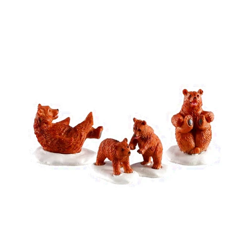 Lemax Village Collection Bear Family Snowday # 02943
