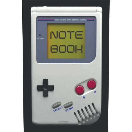 Reymun Jarbage Notebook: retro handheld game console