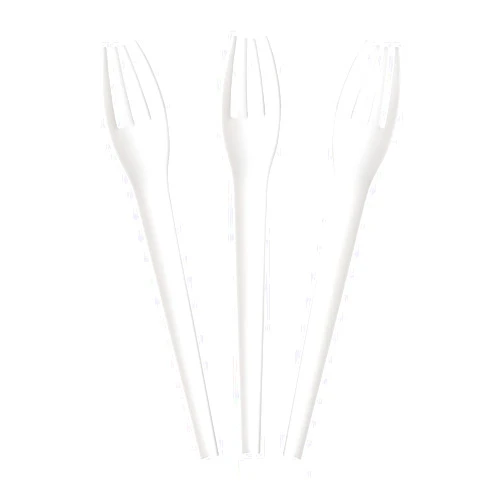 Bellefino Disposable Plastic Tasting Fork, White Fork, Mini forks for desserts, Appetizer, Cake, Salad, BPA-Free [6 Inches 96CT]