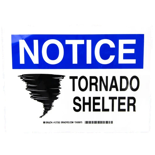 Brady 127352 Fire Safety Sign, Legend 