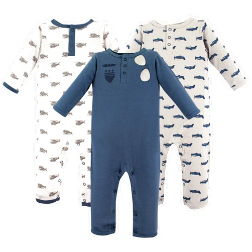 Hudson Baby baby-girls Cotton Coveralls