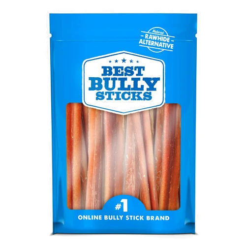Best Bully Sticks 4 Inch Bully Sticks for Dogs - 100% Natural, Grass-Fed Beef, Dog Bully Sticks for Small Dogs and Puppies - Grain and Rawhide Free Bully Stick Dog Chews | 8 oz