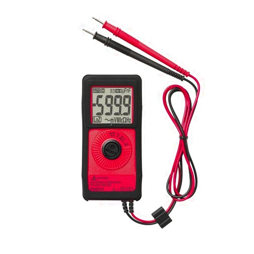 Amprobe PM55A Pocket Multimeter with Non-Contact Voltage Detection, Black