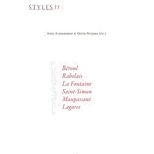 Anna Arzoumanov,Cécile Narjoux Styles genres auteurs 11